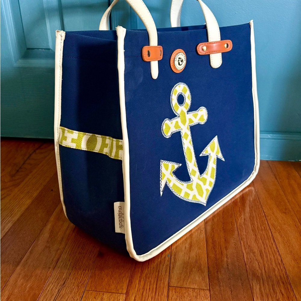 Spartina 449 Anchor Blue and Cream Tote